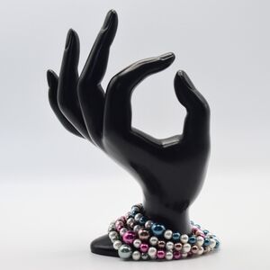 Chic Multicolor Pearl Beaded Bracelets